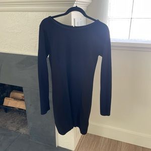 Armani exchange blue fitted dress size M